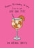 Funny Birthday Card - Off Our Tits On Aperol Spritz - For Wifey created by @Laura Lonsdale Designs
