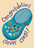 Cute Congratulations Card - GSCE's Exam 2024 - Crocs created by @AimeeStevens.Design