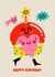 Cute Birthday Card - Birthday Cupcake created by NICHOLA COWDERY ILLUSTRATIONS 