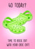 Funny 40th Birthday Card - Crocs - Croc Out created by Poppy & Mabel