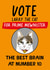 Funny Birthday Card - Political General Election - Vote for Larry the Cat Prime Minister created by Afewhometruths