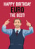 Punny Birthday Card - Gareth Southgate Euros Football - Euro the Best! created by Quitting Hollywood