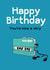 Funny Birthday Card - Walkman - Old Man created by Martyn Scribbler Illustration