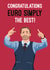 Funny Congratulations Football Card - Gareth Southgate - Euros Pun created by Quitting Hollywood