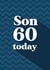 Classic Birthday Card - For Son - 60 Today created by Quinton cards