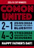 HAPPY FATHERS DAY! COMON UNITED! FOOTBALL CUP CHAMPS 2024. REDS UNITED! created by Fantastical Cards