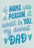 Classic Father’s Day Card - If Home was a Person - Heartfelt created by Daksha Giri