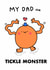 Cute Father's Day Card - Mr Men - From The Kids - Mr. Tickle Monster created by Mr. Men