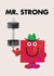 Cute Father's Day Card - Mr. Strong -  Mr Men created by Mr. Men