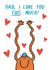 Cute Father's Day Card - Mr.Men  - Mr.Tickle - I Love You THIS Much! created by Mr. Men