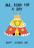 Cute Father's Day Card - Mr.Men  - Mr.Happy - King For A Day created by Mr. Men