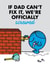 Funny Father’s Day Card - Mr Men - DIY Dad created by Mr. Men
