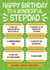 Funny Birthday Card - For Step Dad - Voucher Gift created by AbiGoLucky