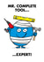 Mr. Complete Tool Expert Father's Day card created by Mr. Men
