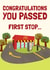 Funny Congratulations Card - McDonalds Drive Thru - Driving Test created by AbiGoLucky