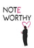 Note Worthy - cute self-worth card - mindset. created by Liberty Feist Studio