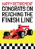 Funny Retirement Card - Finish Line - Formula 1 Grand Prix created by AbiGoLucky