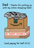 Funny Father's Day Card - Online Shopping Habit - Girl Dad created by Of Life & Lemons Ltd.