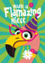 Cute Birthday Card - For Niece - Flamingo Pun created by Atwood & Atwood