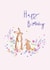 Cute Bunny Birthday Card for a loved one! created by By Katie Wells