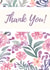 Watercolour Floral Card - Thank You created by Ronnie O