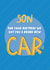 Funny Birthday Card - For Son - New Car Joke created by Bev O'Connor || @oconnordesign