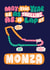 Fun Birthday Card - For Him - Formula 1 Monza created by Harkiran Kalsi