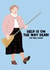 Funny Get Well Soon Card - Mrs Doubtfire - Help Is On The Way created by Jamie Lindsay