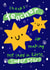 Cute Thank You Teacher Card - Super Stars created by The Playful Indian