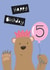 Cute Birthday Card - Age 5 - Little Bear created by Lucy Driver