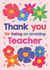 Pretty Thank You Card - For Teacher - Amazing created by Spekle Studio