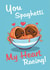 Cute Love and Friendship Card for Valentine - You Spaghetti my Heart Racing! created by Mr Walrus