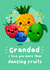 Cute Father's Day Card - Grandad - Dancing Fruits created by Dolli Does Design
