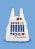 Funny Anniversary Card - Love You To Tesco and Back - Moon and Back Parody created by The Curious Pancake