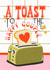 Cute Wedding Card - Toast to the Happy Couple created by By Emelie P