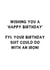 Funny Birthday Card - Birthday Suit - Iron created by Gem Draws Stuff