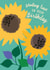 Arty Birthday Card - Sunflowers - Sending Love created by Laura Darrington Design Ltd.