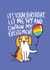 Sarcastic Dog - Funny Birthday Card created by Katie Abey