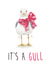 Cute New Baby Card - It's a Gull/Girl - Seagull created by Citrus Bunn