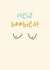 Fun Congratuations Card - New Boobies - Doodle Illustration created by Rebecca Prinn