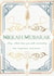 Beautiful and classic Islamic marriage (nikkah) card to gift to a new couple created by ArtByAT
