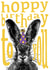 Cute Hoppy Birthday Card - Hare - Hoppy birthday to you created by The Visual Narrator