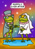 Funny Wedding Card - Hoppily Ever After - Frog Couple created by Wafflemamaart