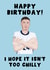 Funny Birthday Card - Hope It Isn't Too Chilly - Cole Palmer England Football created by Pink Peach Cards