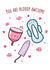 You Are Bloody Awesome Card - Cute Funny Card about Periods & Menstrual Cycles created by Angel Kao Designs