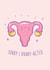 Sorry I Ovary-Acted Card | Cute Funny Apology Card created by Angel Kao Designs