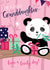 Cute Birthday Card - For Granddaughter - Panda created by IC&G