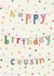Classic Birthday Card - For Cousin - Bunting created by Love Lucy Illustration