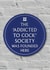 Funny Birthday Card - Addicted to Cock Society - Heritage Plaque created by Brainbox Candy