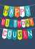 Classic Birthday Card - For Cousin - Birthday Bunting created by The Boy and the Bear